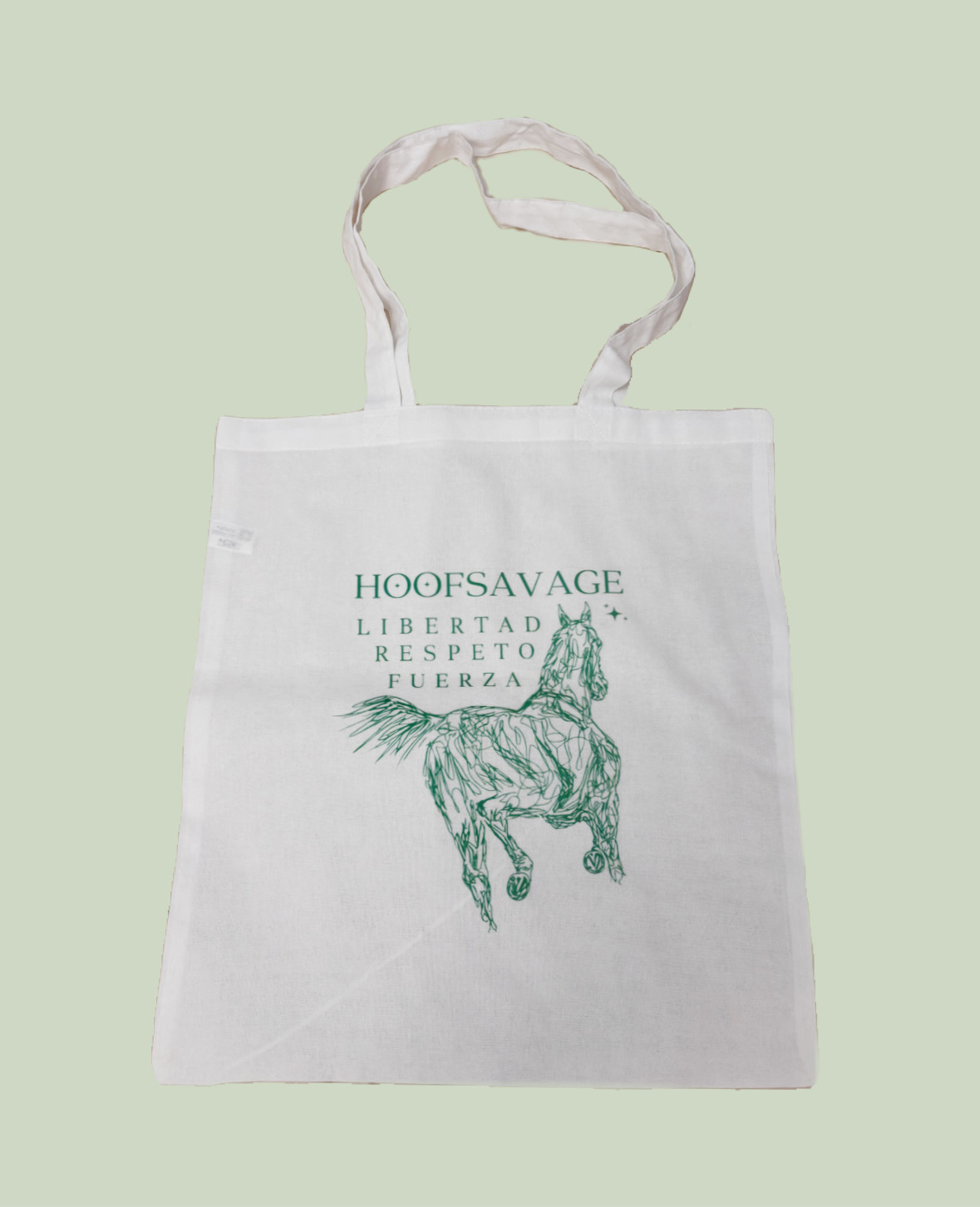 Bolsa de tela caballo